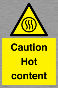 Caution Hot content